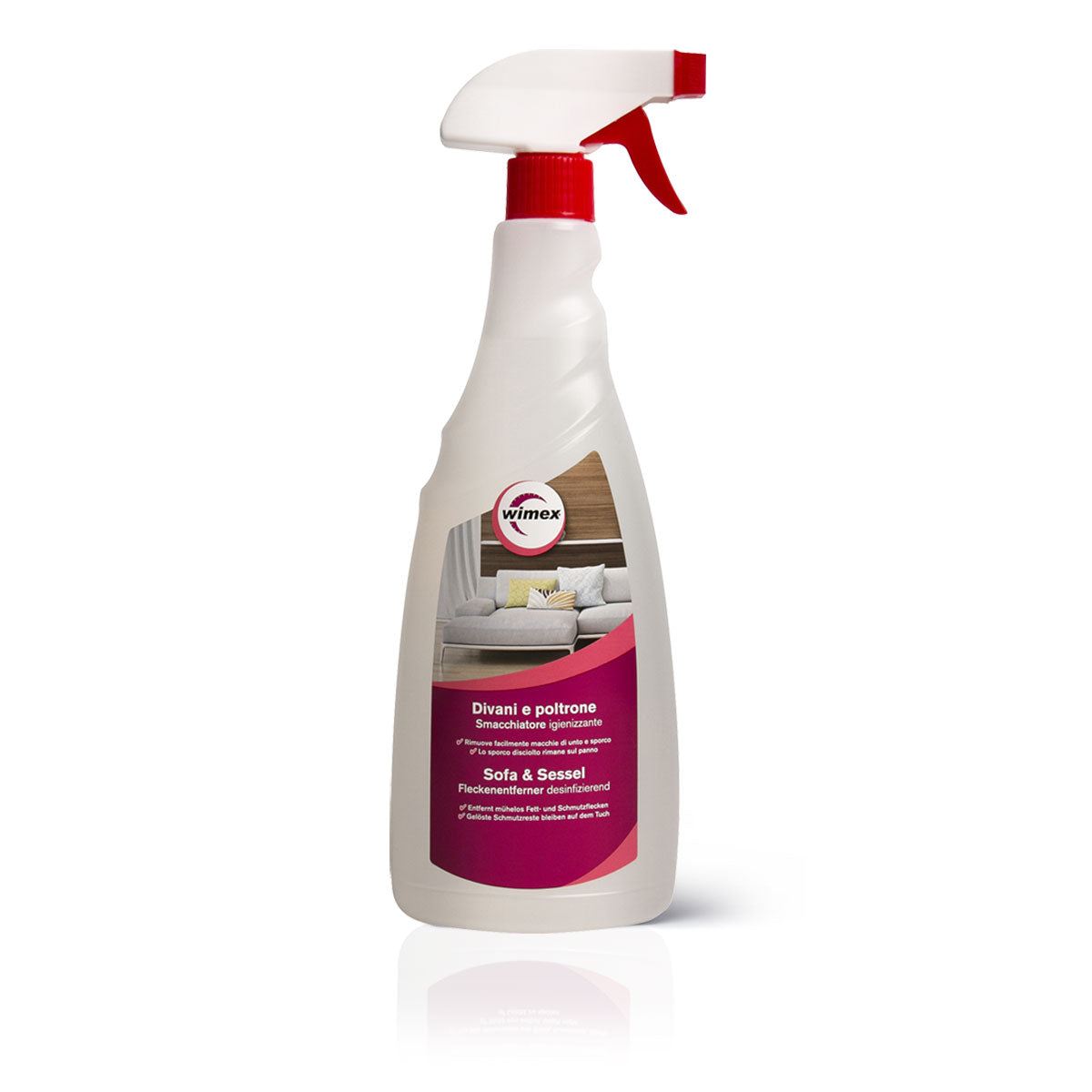 Smacchiatore tessuti arredamento. Per divani, poltrone, sedie. 750ml