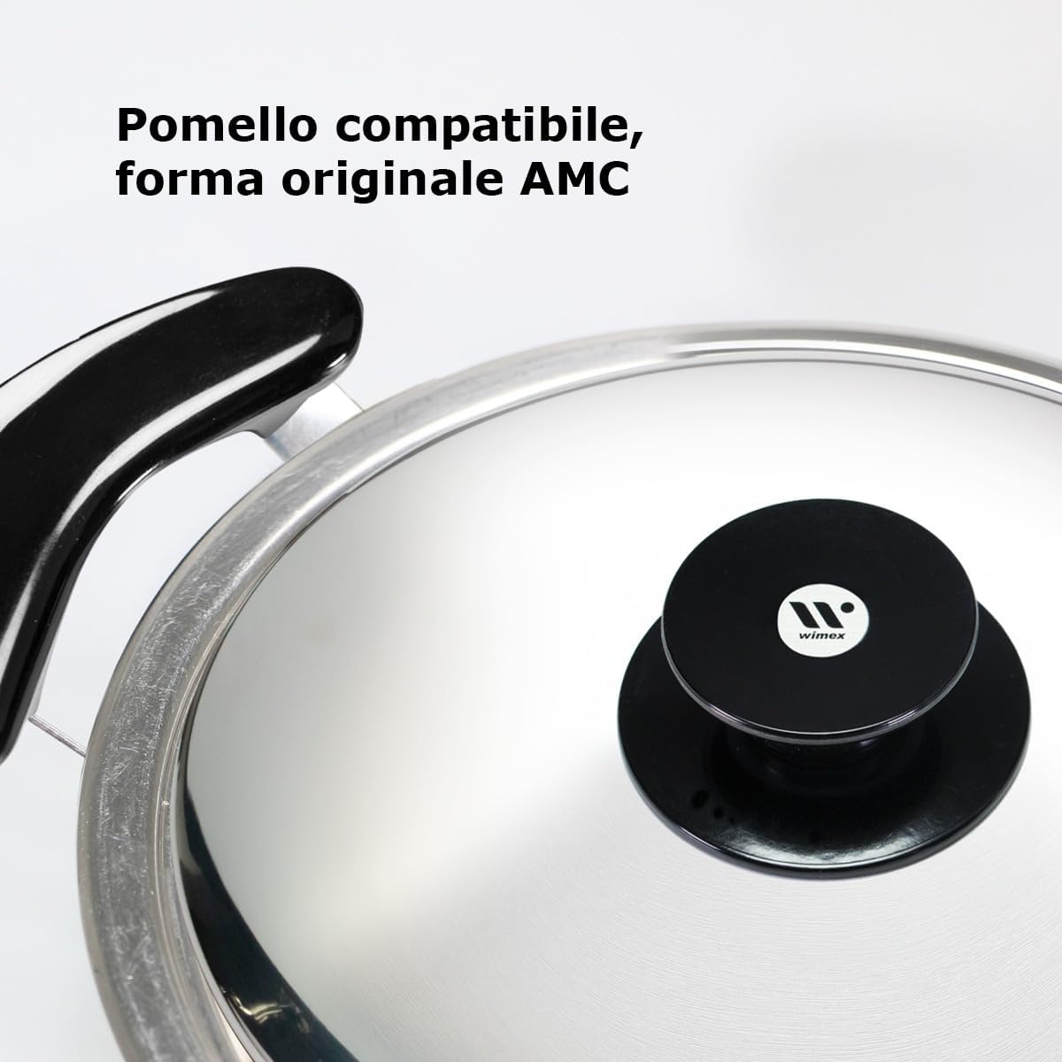 2 Pomelli Compatibili AMC 27/28/29 - 5 mm. Con salvadita