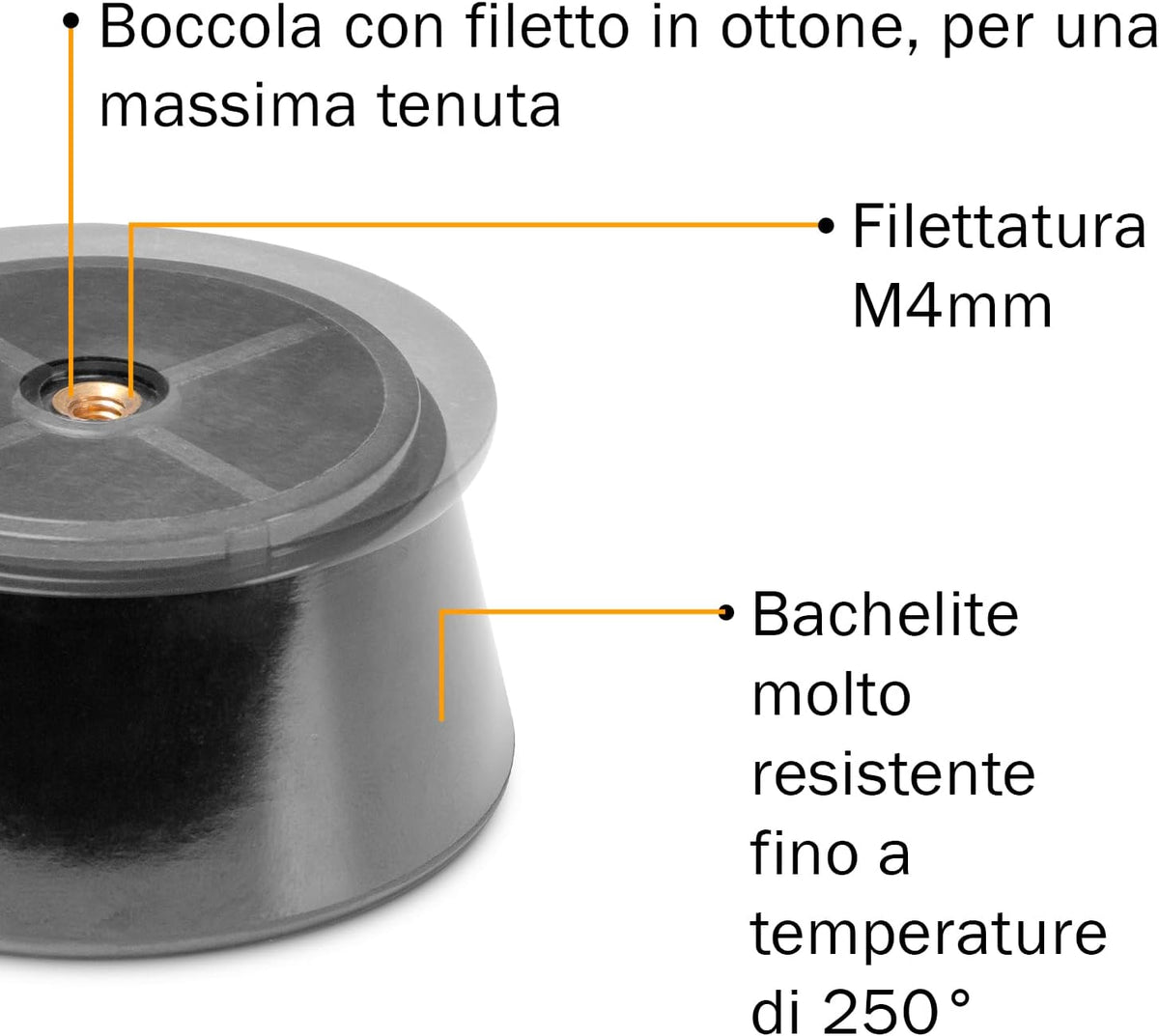 2 Pomelli Compatibili IMCO - 4 mm. Con salvadita