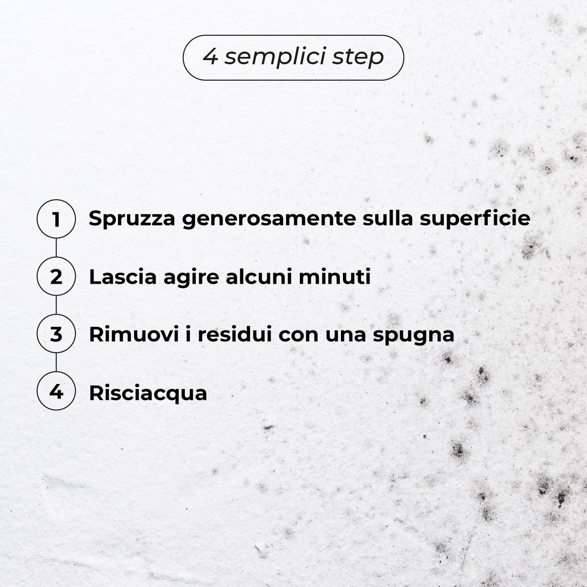 Detersivo Antimuffa, antialghe, antimuschio. Igienizzante. 750 ml