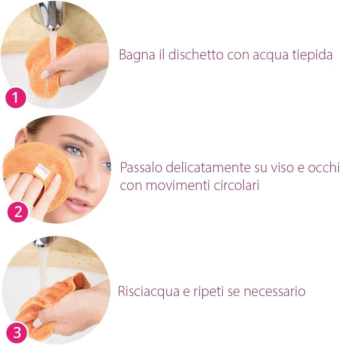Dischetti Struccanti solo con Acqua - 7 unità
