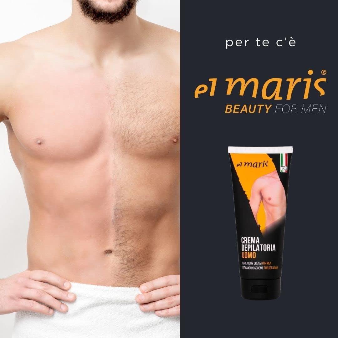 Crema Depilatoria Uomo per corpo e Zone Intime