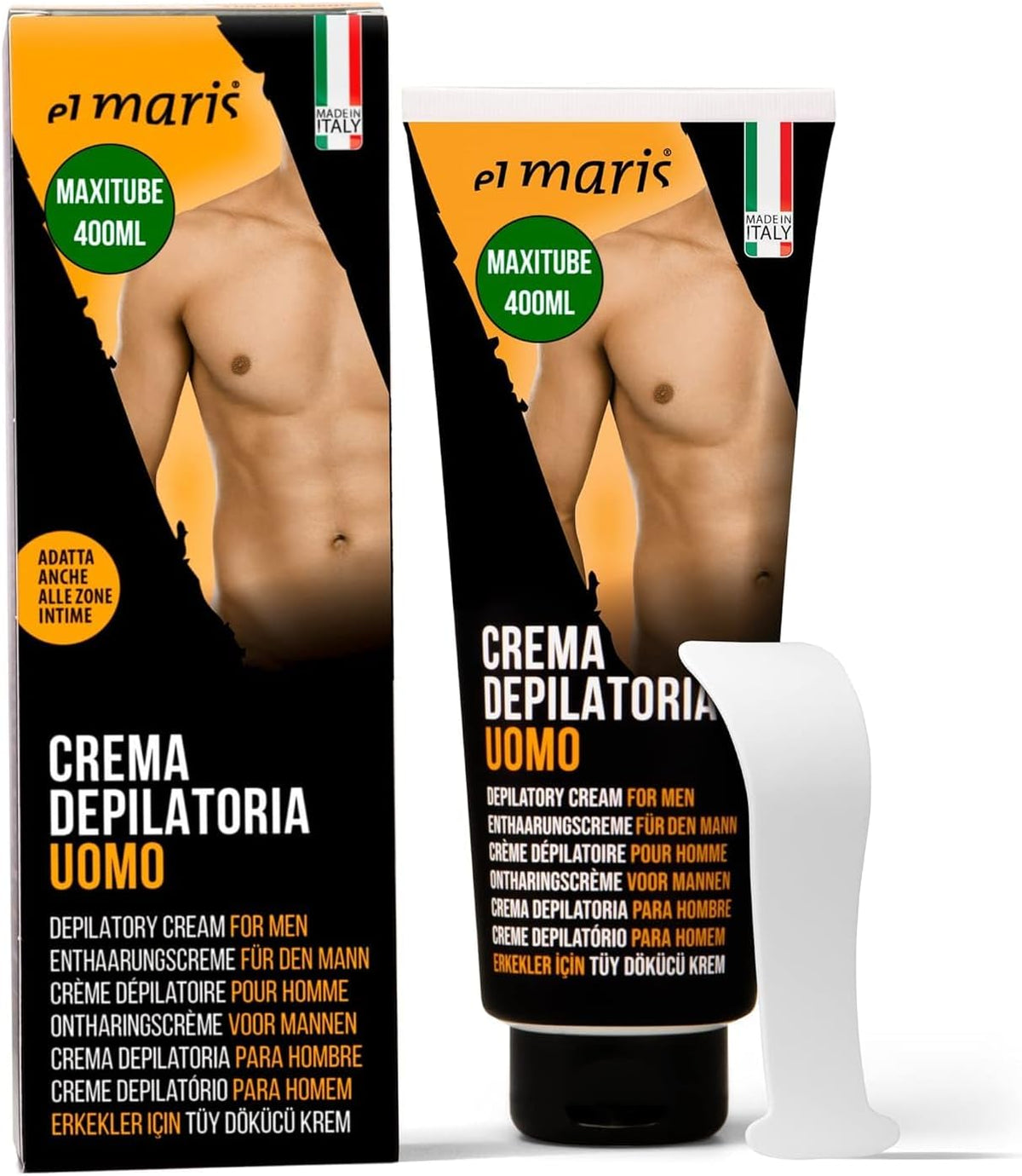 Crema Depilatoria Uomo per corpo e Zone Intime