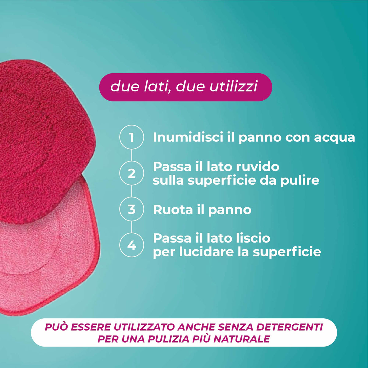 Pasta detergente Bio-mex 900gr - Flip-mex Panno Spugna 16x16 cm