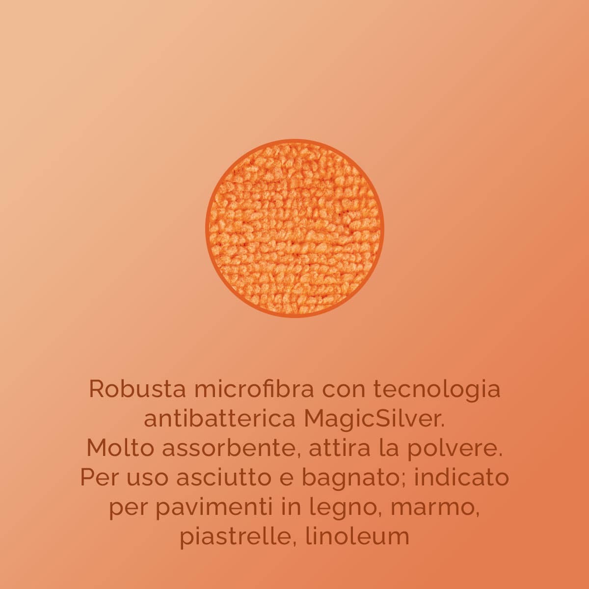 Panno pavimenti in microfibra