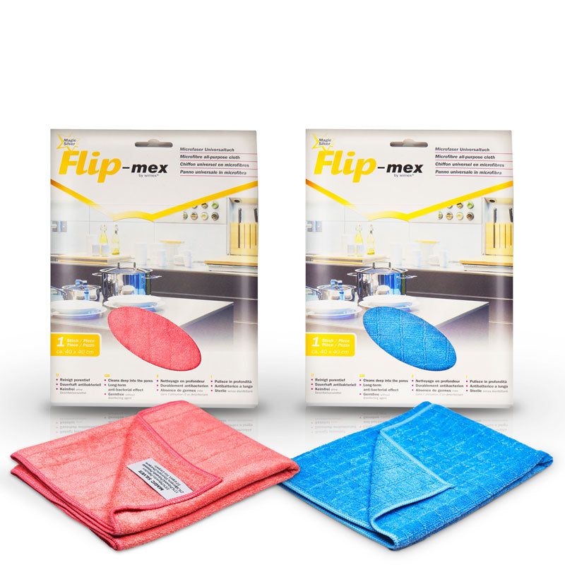 2 Panni in Microfibra Antibatterica Magic Silver 40x40 cm