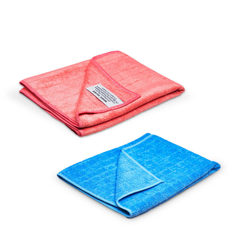 2 Panni in Microfibra Antibatterica Magic Silver 40x40 cm
