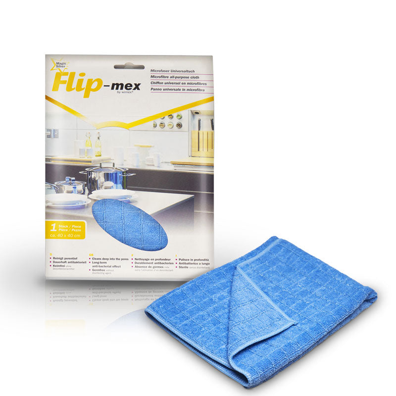 Panni in Microfibra Antibatterica con Tecnologia Magic Silver - 40x40 cm