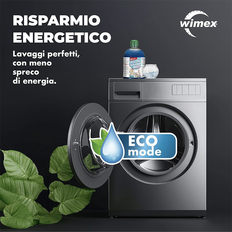 Acti-clean detersivo per bucato 500 ml. Con pallina dosatice - Superconcentrato (fino a 30 lavaggi)