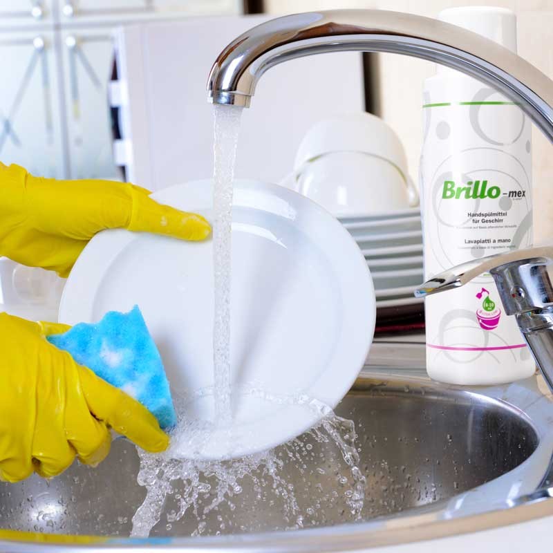Brillo-mex detergente piatti concentrato - lavaggio a mano. 1 litro
