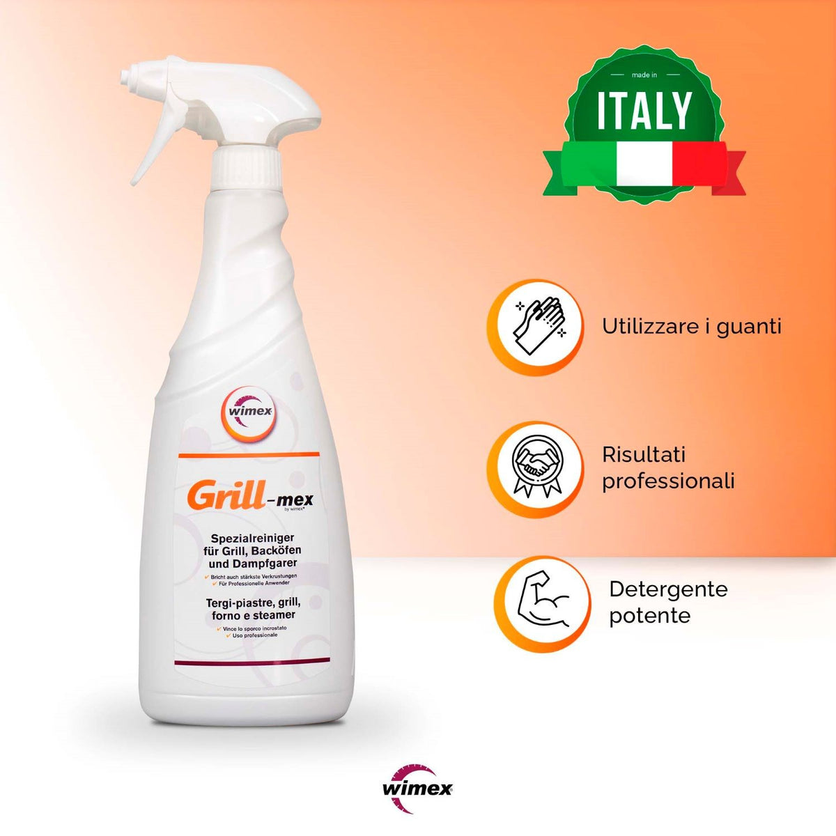 Grill-mex detergente forno, grill, piastre. 750ml
