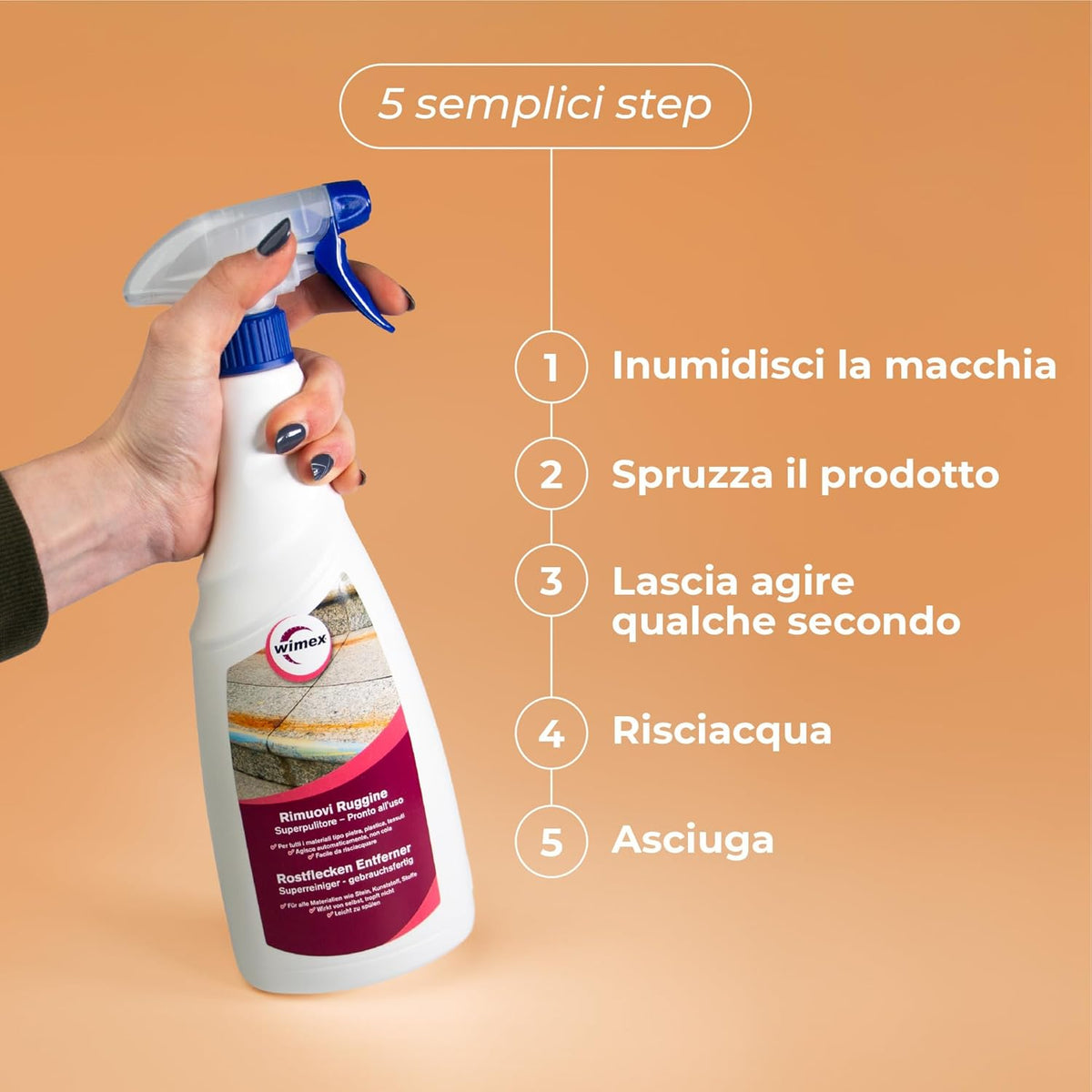 Spray Rimuovi ruggine. 750 ml