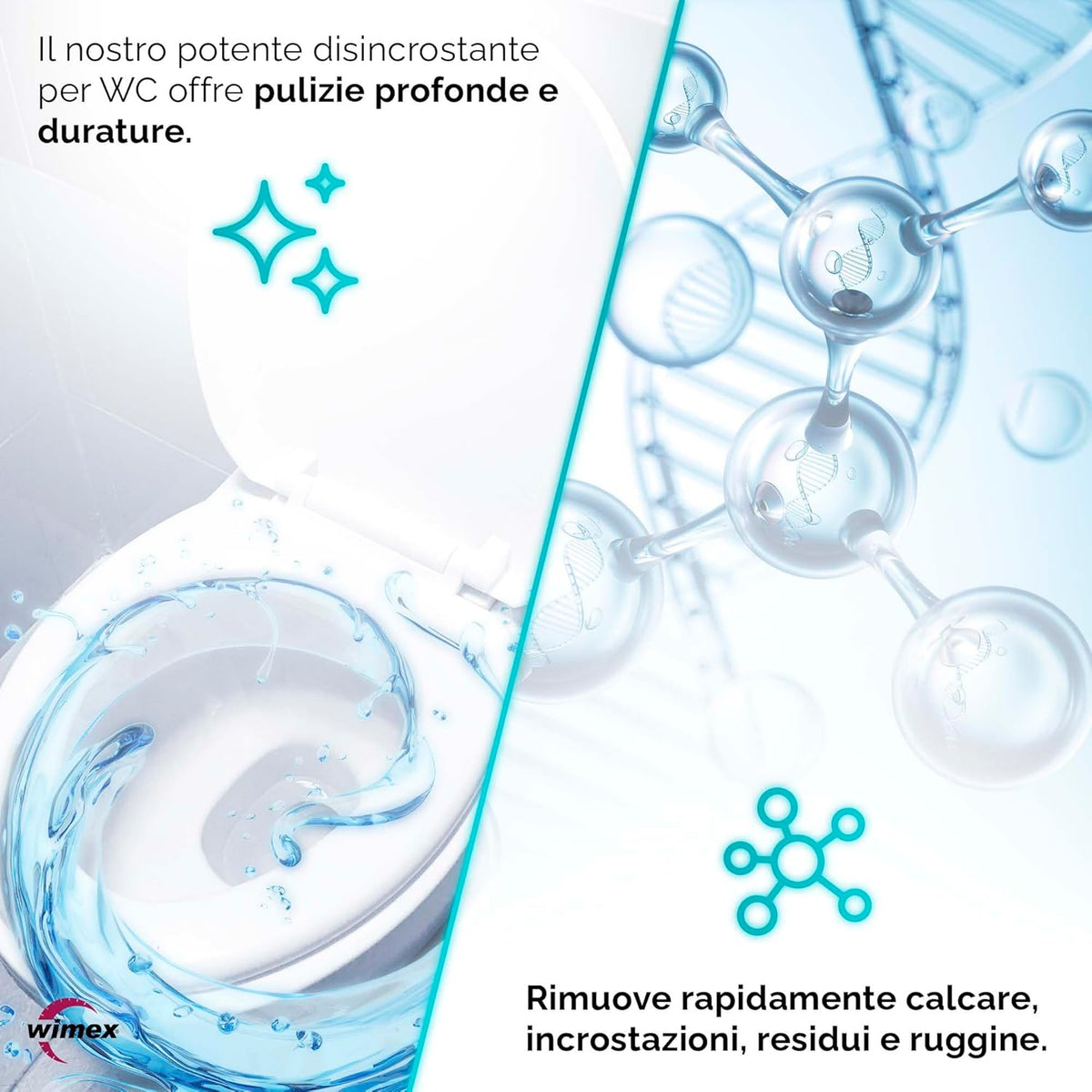 Disincrostante WC. Pulisce e igienizza - 1 litro