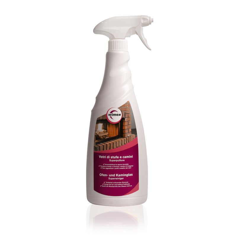 Superpulitore per vetri di stufe e camini. 750ml