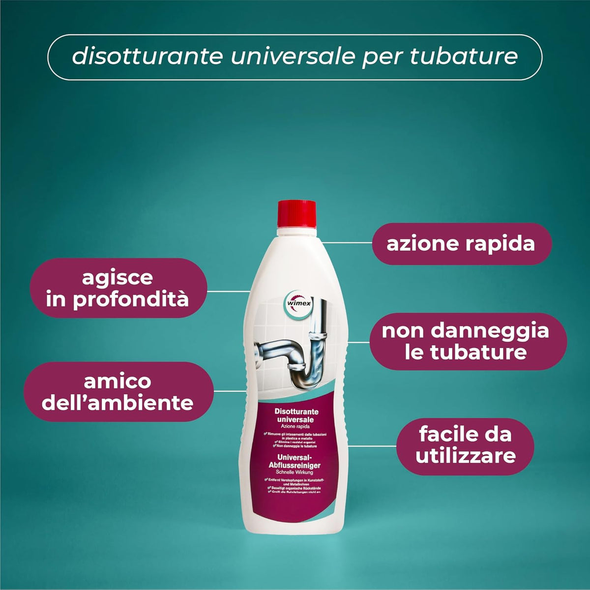 Disotturante ad azione rapida. 1 litro