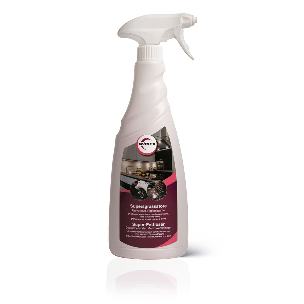Super Sgrassatore igienizzante universale. 750 ml